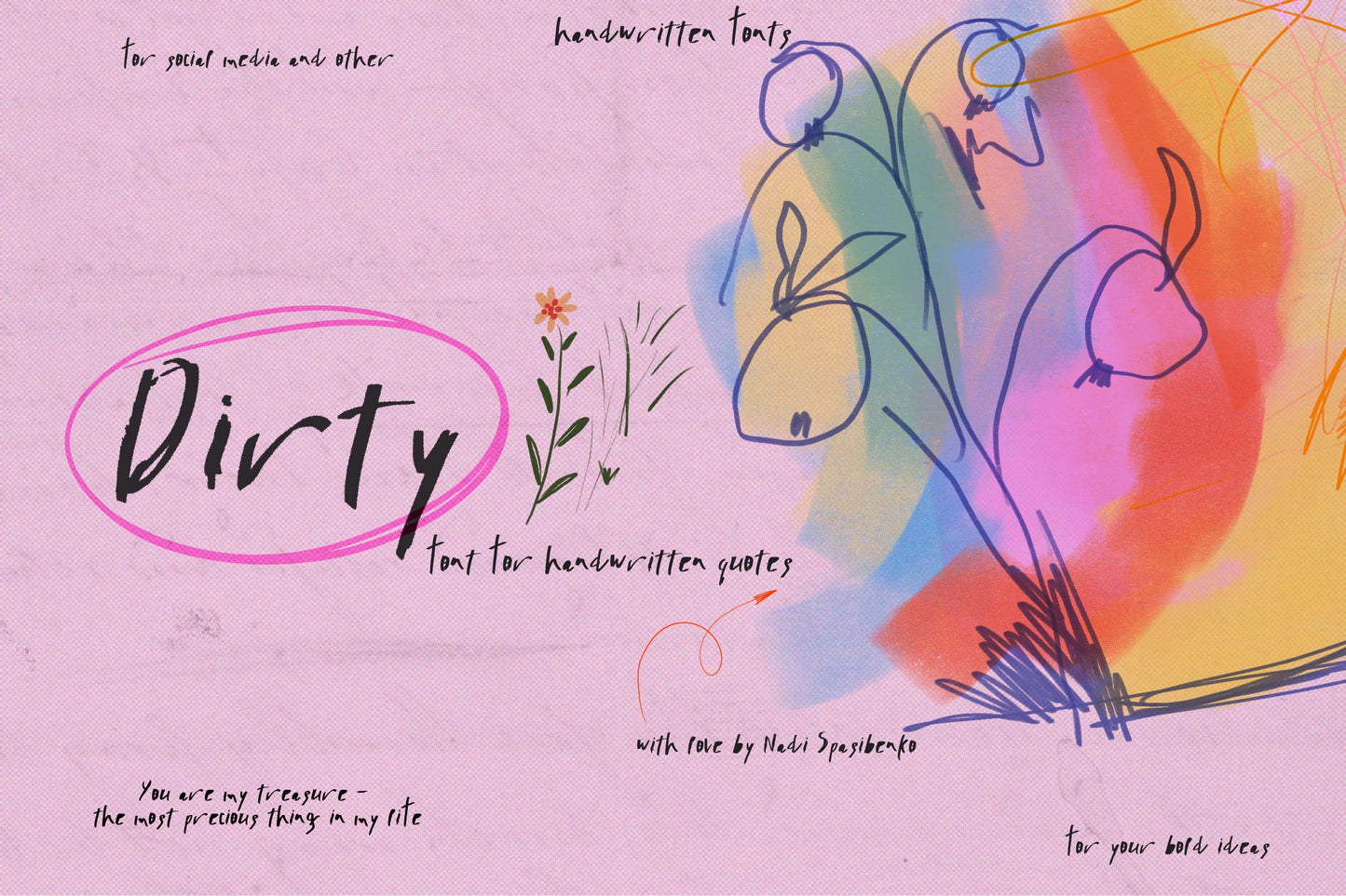 🔥 22 Handwritten Graffiti Splatter Fonts – Procreate & Photoshop Fonts – Commercial Use – Only $0.99 - pixelpenco