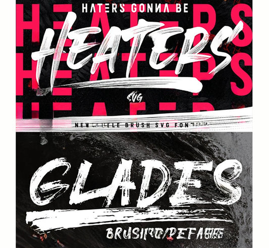 🔥50 Commercial PS English Fonts|Rugged Brush Calligraphy Handwritten Styles For CDR/Poster/Graphic Design – Mac Compatible – Only $0.80! - pixelpenco