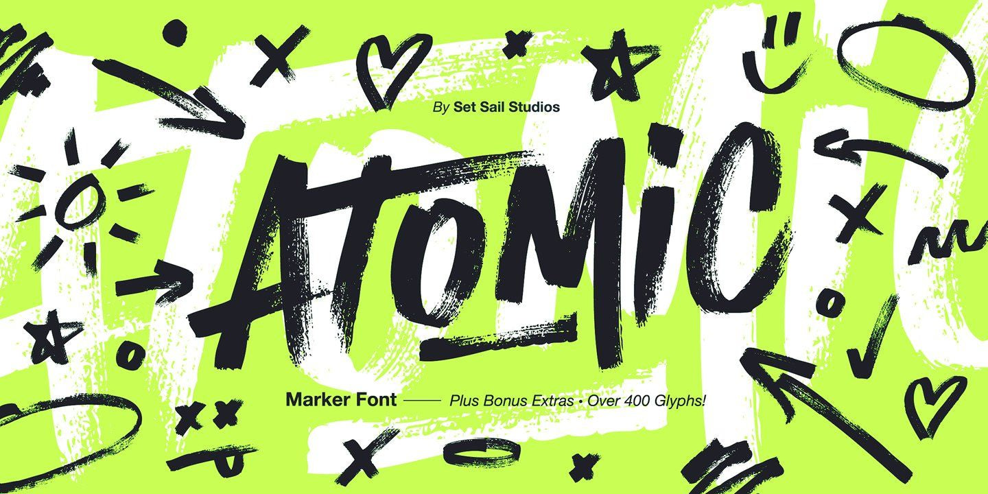 🔥 22 Handwritten Graffiti Splatter Fonts – Procreate & Photoshop Fonts – Commercial Use – Only $0.99 - pixelpenco