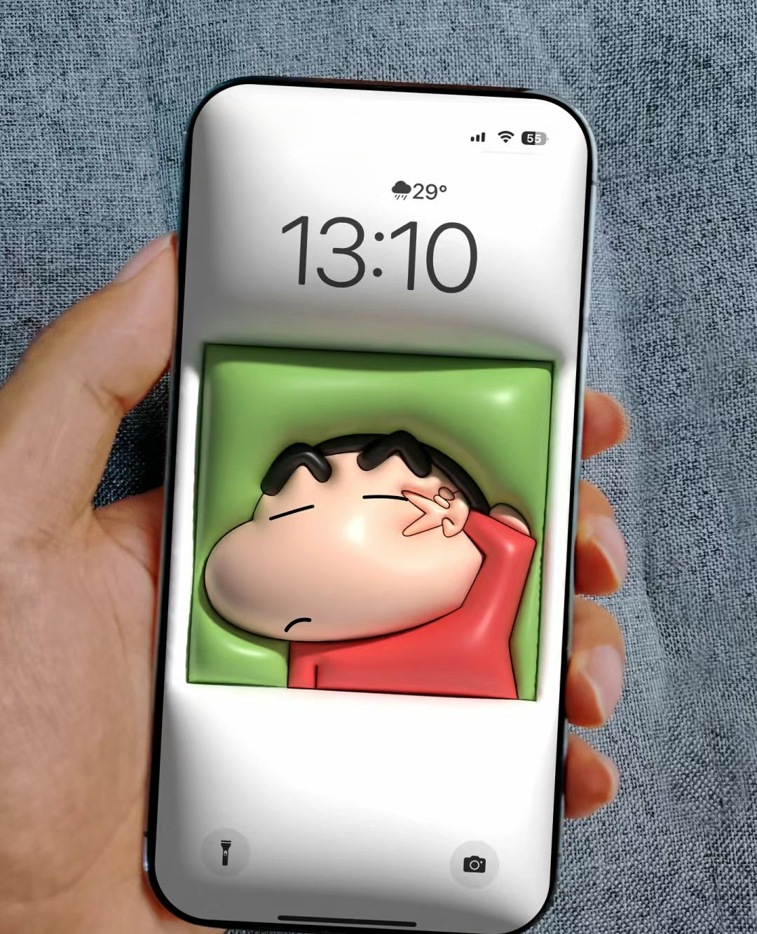 50-Pack Crayon Shin-Chan Inflated 3D 4K IPhone Wallpapers | HD Cartoon Anime Graphics For Apple Devices