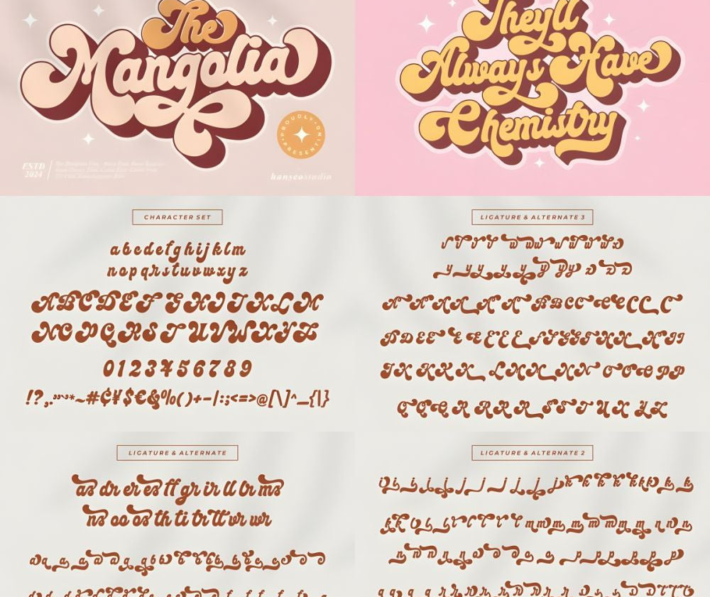20 Cute English Fonts For PS & Procreate – American Retro Cartoon Graffiti Styles, Commercial Use Allowed – Only $0.5! - pixelpenco