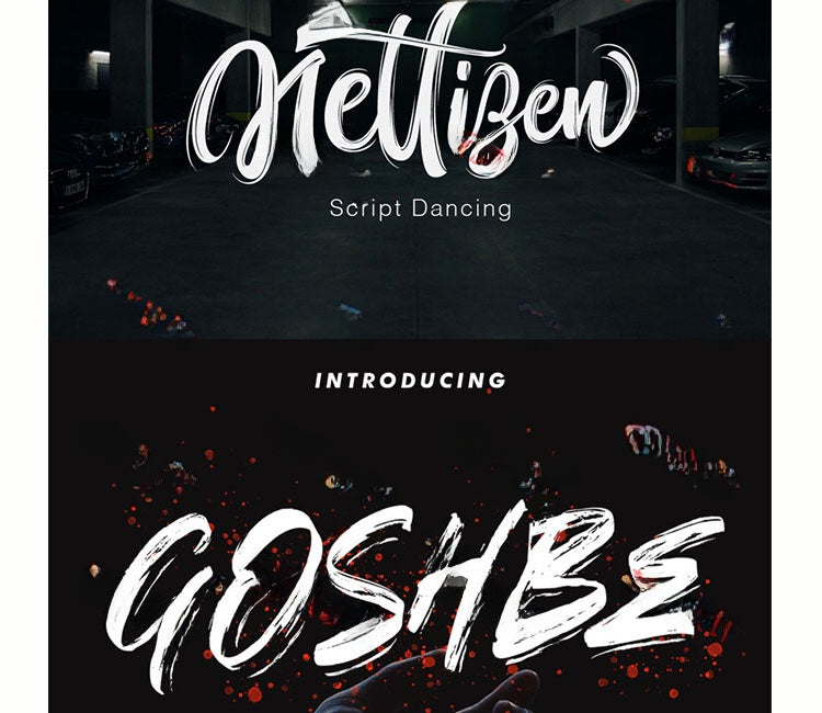 🔥50 Commercial PS English Fonts|Rugged Brush Calligraphy Handwritten Styles For CDR/Poster/Graphic Design – Mac Compatible – Only $0.80! - pixelpenco