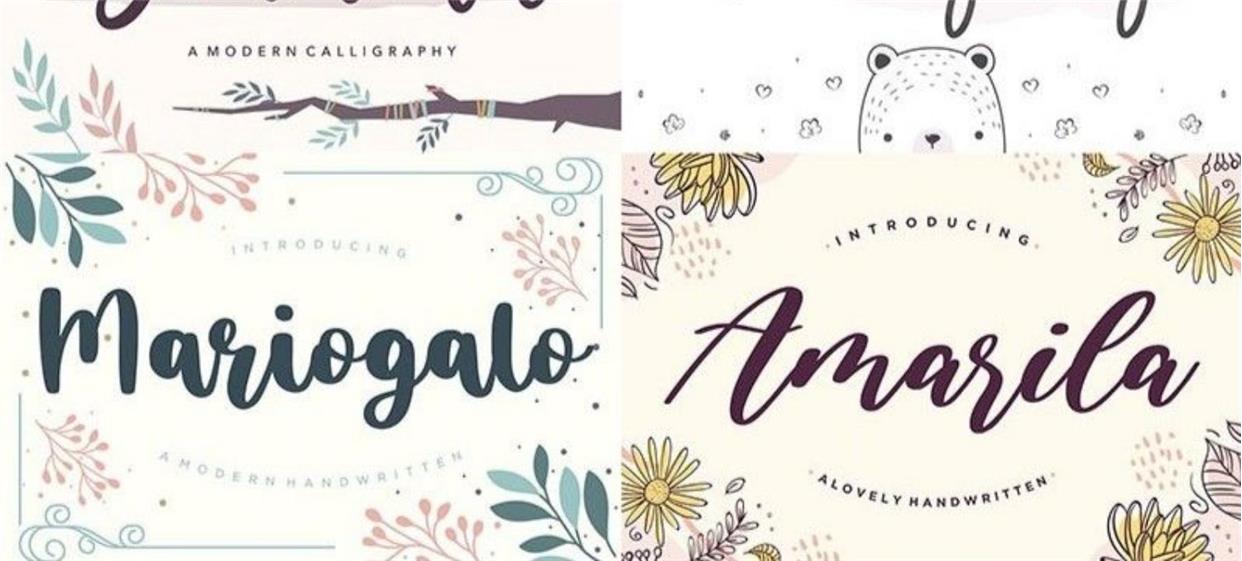 🔥600 Commercial-Use Handwritten Connected English Fonts TTF/OTF|For PS/Procreate/Design|Logo/Wedding/Digital Art Styles – Only $0.4! - pixelpenco