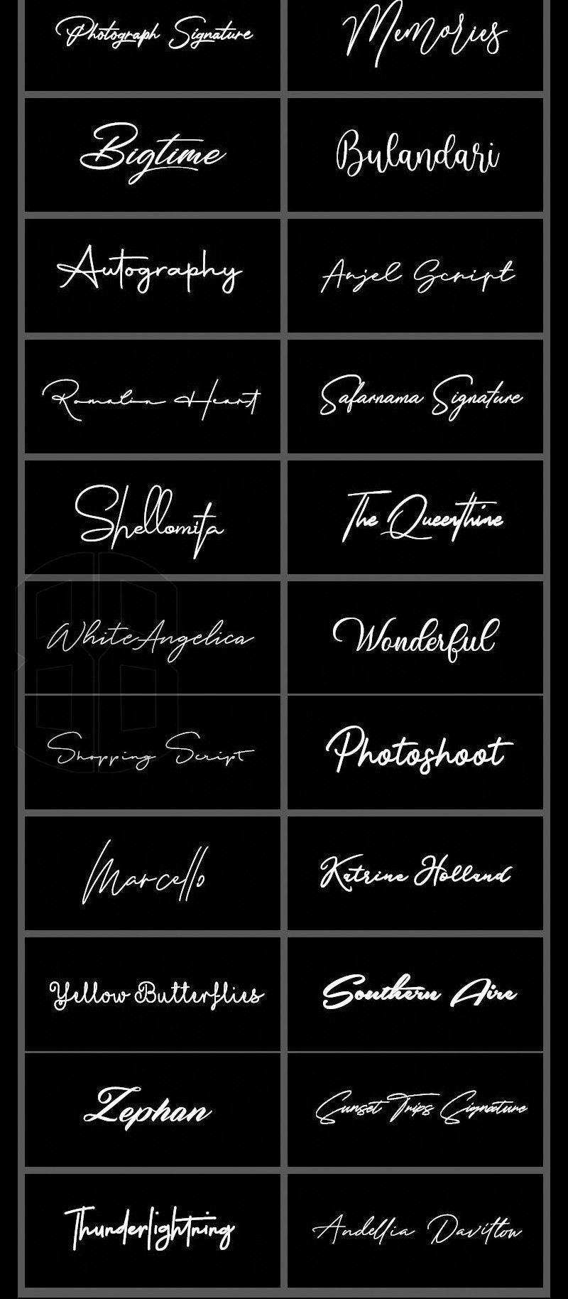 🔥600 Commercial-Use Handwritten Connected English Fonts TTF/OTF|For PS/Procreate/Design|Logo/Wedding/Digital Art Styles – Only $0.4! - pixelpenco