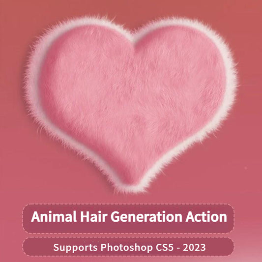 Fur Generator 2 For Graphic Designers - Get 4 Fluffy Ears & 2 Sizes, $3 For Photoshop
