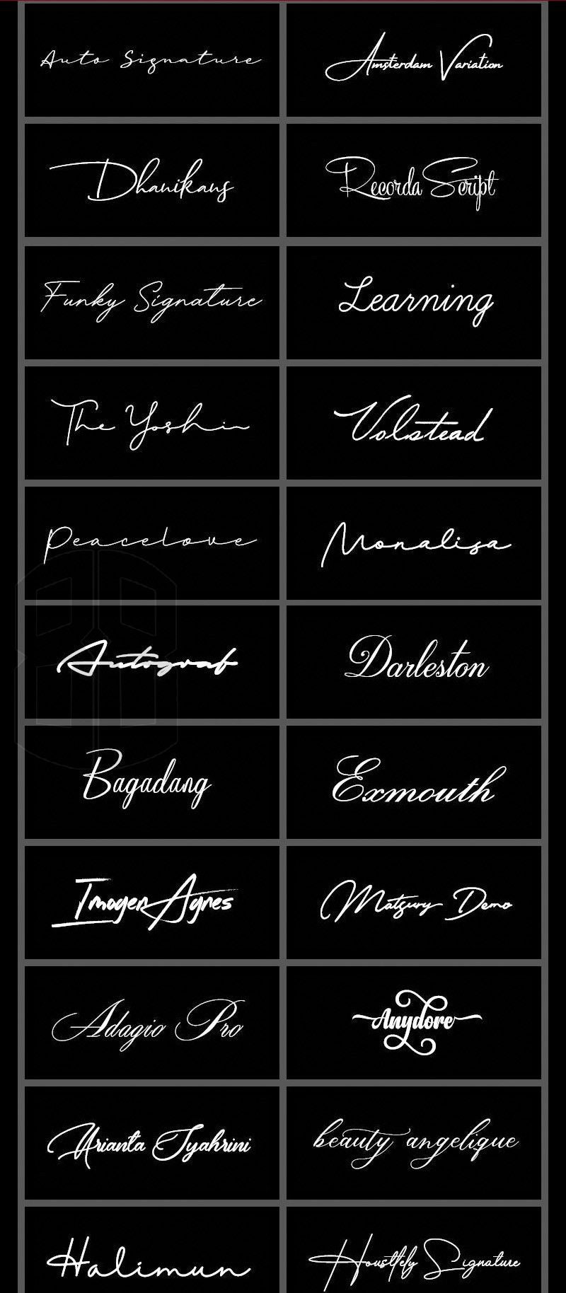 🔥600 Commercial-Use Handwritten Connected English Fonts TTF/OTF|For PS/Procreate/Design|Logo/Wedding/Digital Art Styles – Only $0.4! - pixelpenco