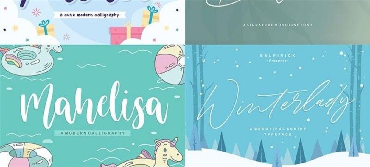 🔥600 Commercial-Use Handwritten Connected English Fonts TTF/OTF|For PS/Procreate/Design|Logo/Wedding/Digital Art Styles – Only $0.4! - pixelpenco
