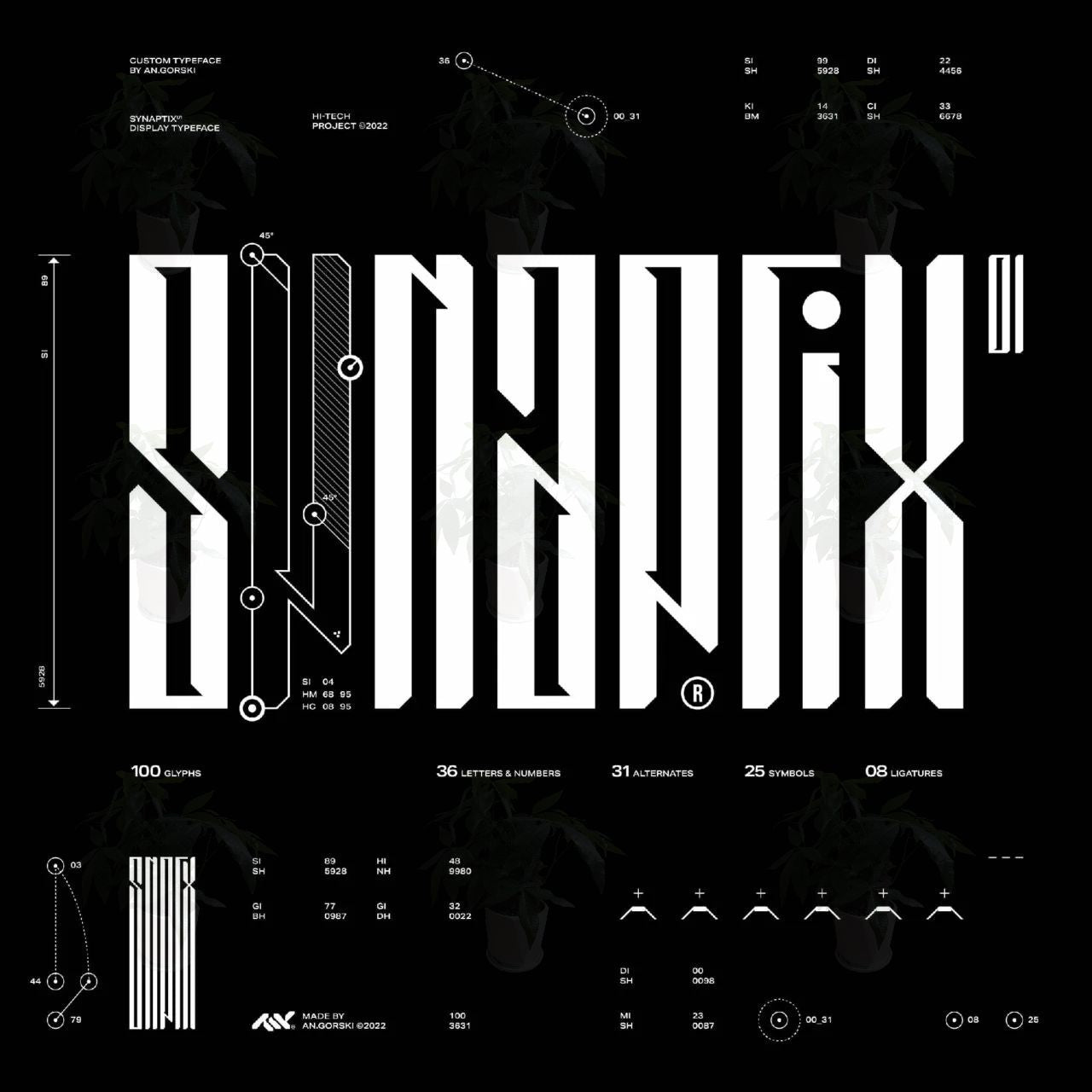 43 Sci-Fi Futuristic Cyber Fonts for PS/Procreate – Commercial Use $1 - pixelpenco